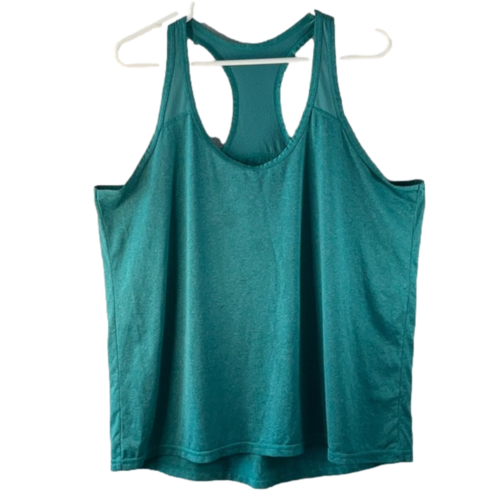 Xersion Racerback Jade Green Tank Sz XXL